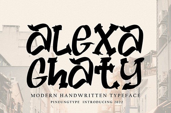 Alexa Ghaty: A Handwritten Font for Campaign Impact