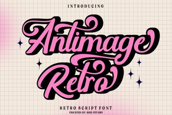 Antimage Retro: The Bold Script Font for Handmade Brands