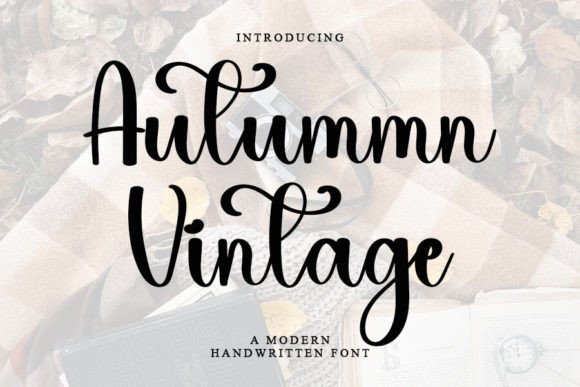 Autumn Vintage Font Review for Campaign Designers