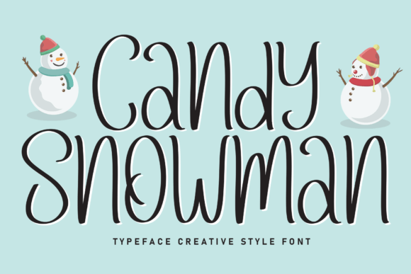 Candy Snowman: A Playful Handwritten Font for Social Campaigns