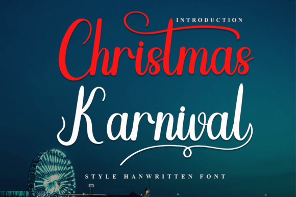 Christmas Karnival: A Handwritten Font for Holiday Makers