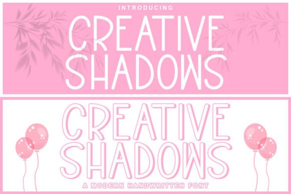 Creative Shadows: A Designer's Take on Bold Script Typography