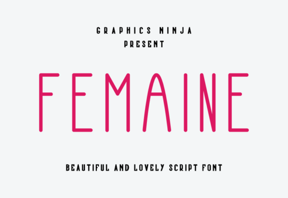 Femaine Font Review: A Daring Script for Modern Branding
