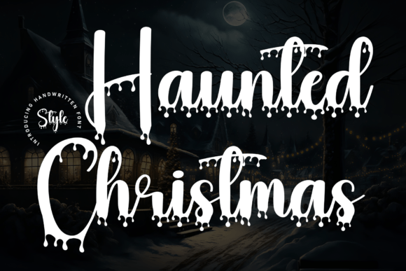 Haunted Christmas Font Review: Spooky Script for Holiday Brands