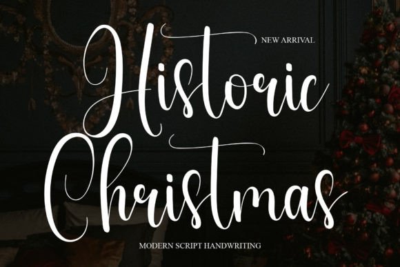 Historic Christmas: The Perfect Script Font for Handmade Holiday Crafts