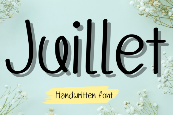 Juillet Font: The Playful Handwritten Typeface for Crafters