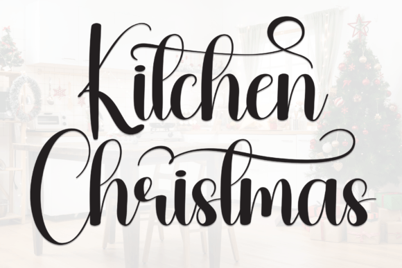 Kitchen Christmas: A Festive Font for Holiday Branding