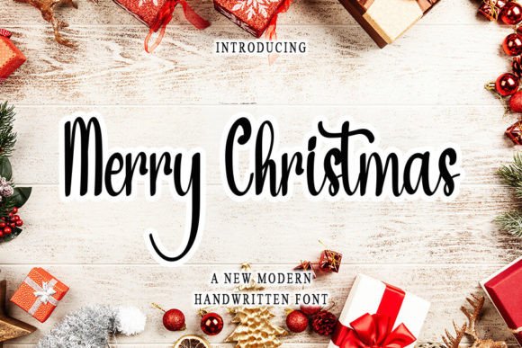 Mery Christmas: The Handwritten Font for Makers