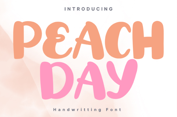 Peach Day: A Handwritten Font for Authentic Branding
