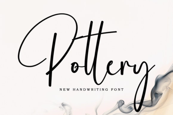 Pottery Typeface: A Modern Script for Editorial Design
