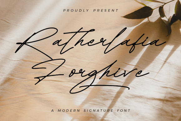 Ratherlafia Forghive: A Modern Script Font for Campaigns