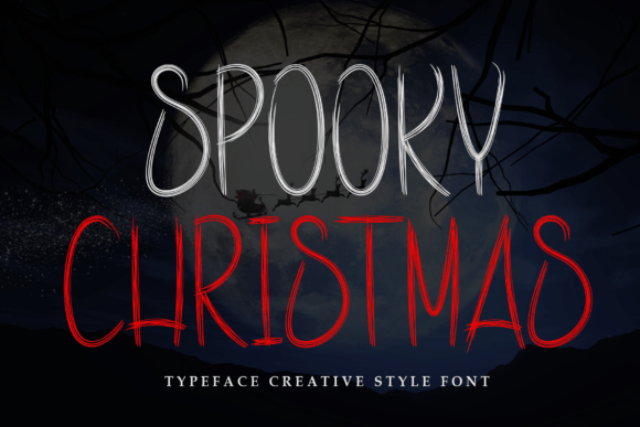 Spooky Christmas: A Friendly Handwritten Font for Makers
