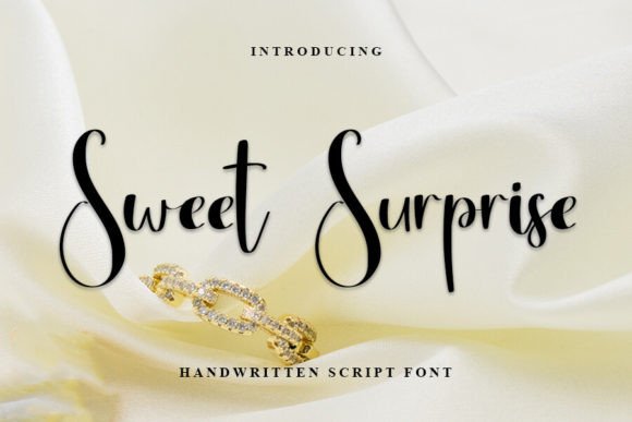Sweet Surprise: A Handwritten Font for Modern Web Design