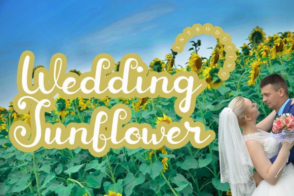 Wedding Sunflower: A Handwritten Font for Editorial Design